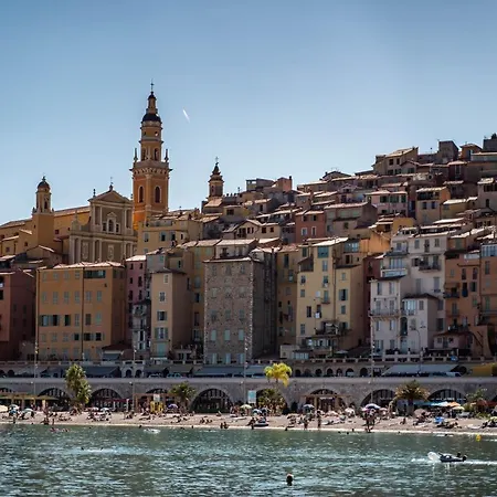 Garavan Avec Piscine A Proximite Italie Et Monaco * Μεντόν